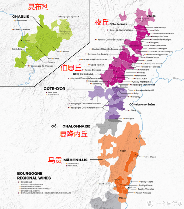 一文理清勃艮第葡萄酒分级制度