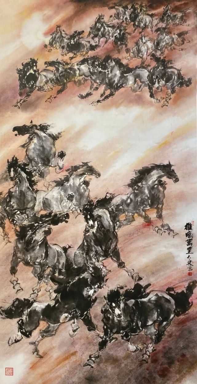 奋进新时代筑梦新征程全国书画名家刘大林国画作品展