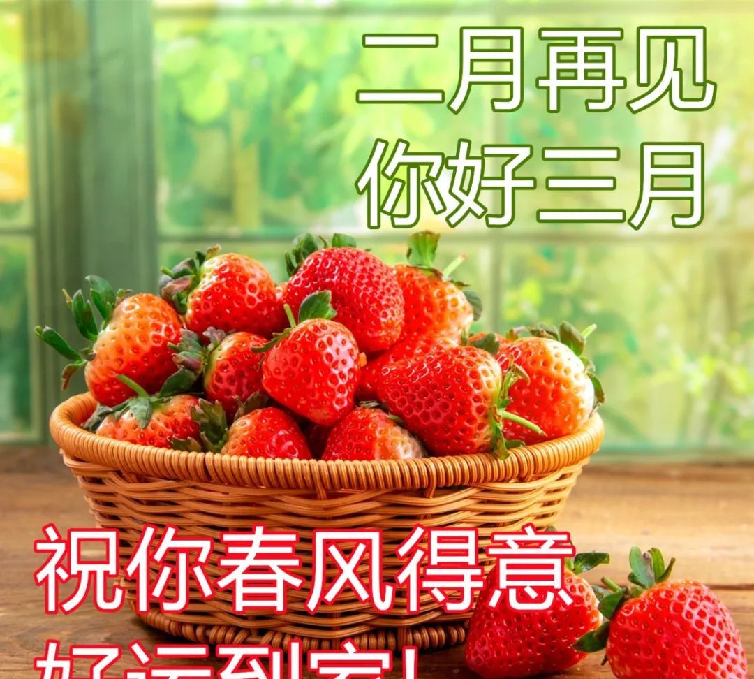 三月你好早安问候语图片适合发朋友圈的三月早安祝福语