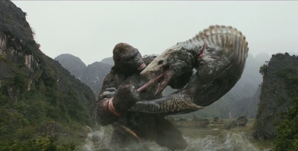 哥斯拉与金刚的高光战绩金刚的弱点很明显