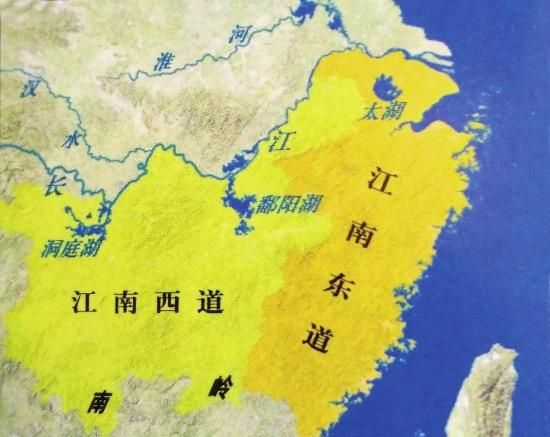 江西以前叫江南西道,是江南.