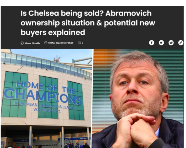 6小时降价4亿!俄罗斯阿布被逼贱卖切尔西,美国人:再降6亿才行休闲区蓝鸢梦想 - Www.slyday.coM 6小时降价4亿!俄罗斯阿布被逼贱卖切尔西,美国人:再降6亿才行休闲区蓝鸢梦想 - Www.slyday.coM