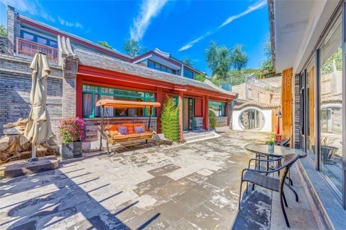 北京门头沟潭柘寺范尼客栈,明代古村扩建的中式合院,民宿典范!