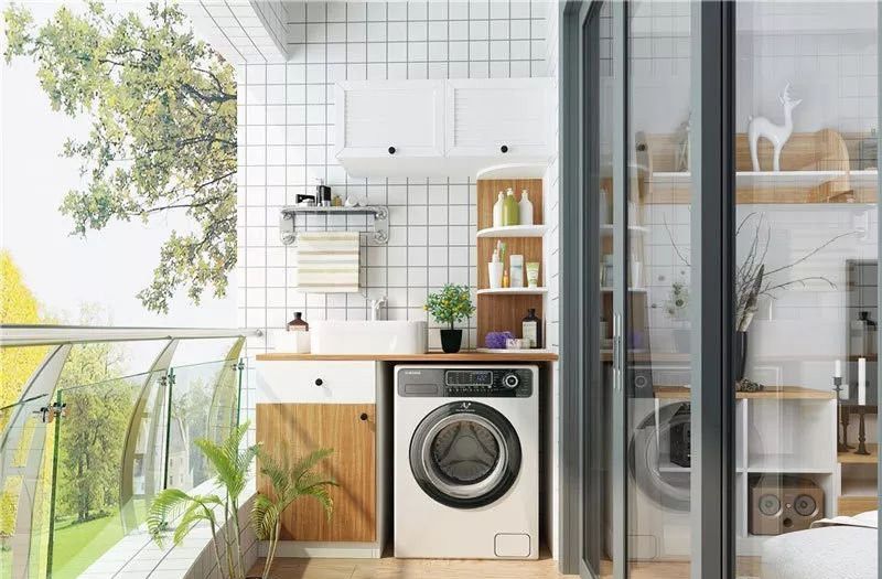 阳台才是最佳的位置,阳台是最好的洗衣房__财经头条