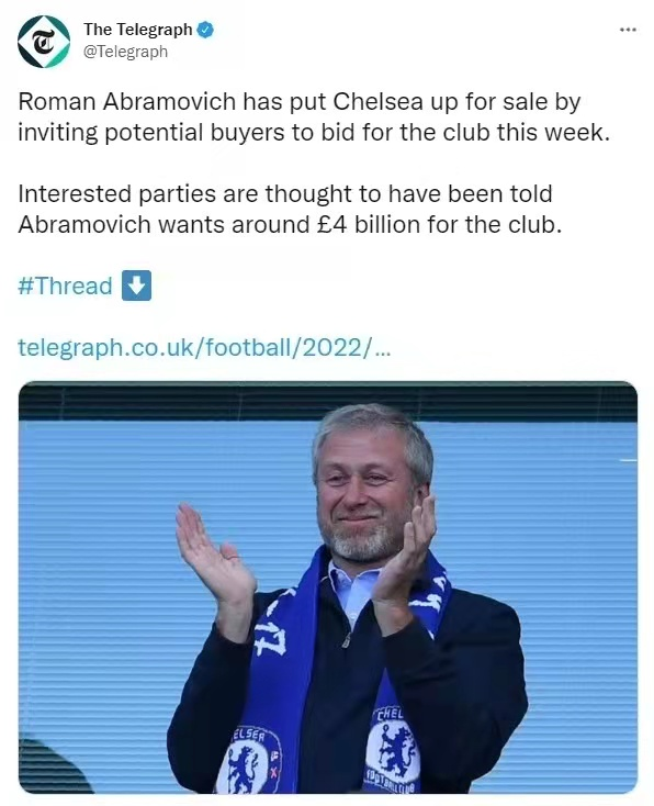 足球变了味,阿布要离去!英媒:切尔西挂牌出售 标价30亿镑休闲区蓝鸢梦想 - Www.slyday.coM 足球变了味,阿布要离去!英媒:切尔西挂牌出售 标价30亿镑休闲区蓝鸢梦想 - Www.slyday.coM