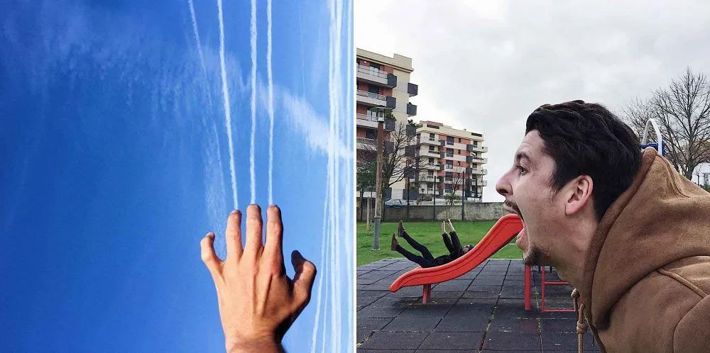 葡萄牙摄影师hugosuíssas的幽默错位摄影