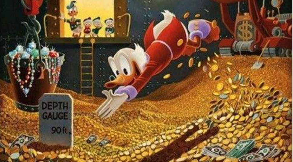 片名叫《唐老鸭历险记》,说是唐老鸭,其实主角是史高治和仨侄子.