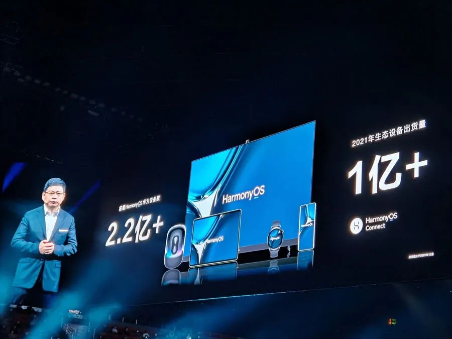 余承东宣布搭载鸿蒙操作系统的设备总数超过3.2亿，时娜摄