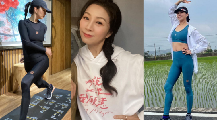 方文琳晒紧身照超火辣56岁平坦腹肌比少女还狂