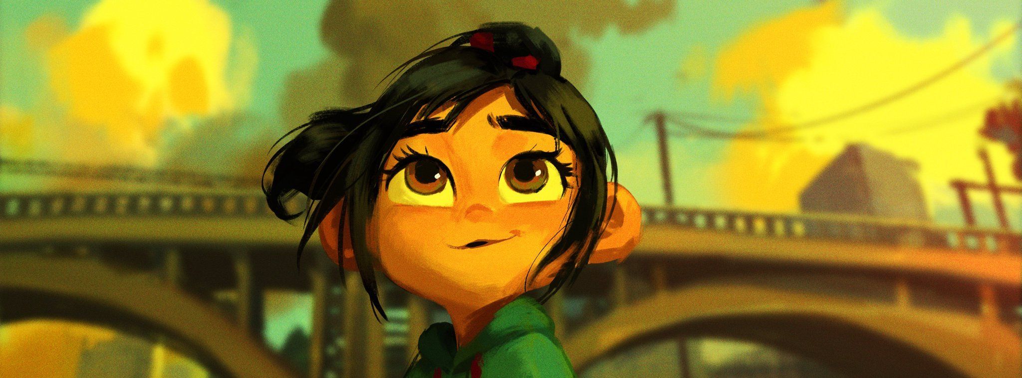 美漫风格的概念人物角色插画把角色的特征放大到极度的明显