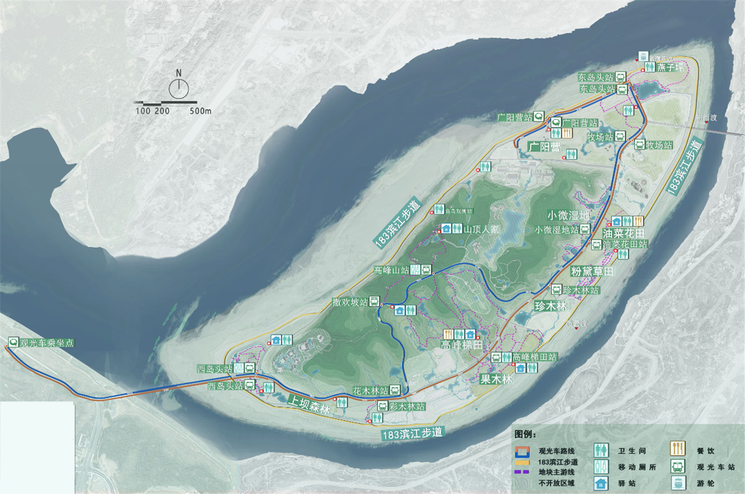 重庆广阳岛攻略金灿灿的油菜花开了不要门票游客很少