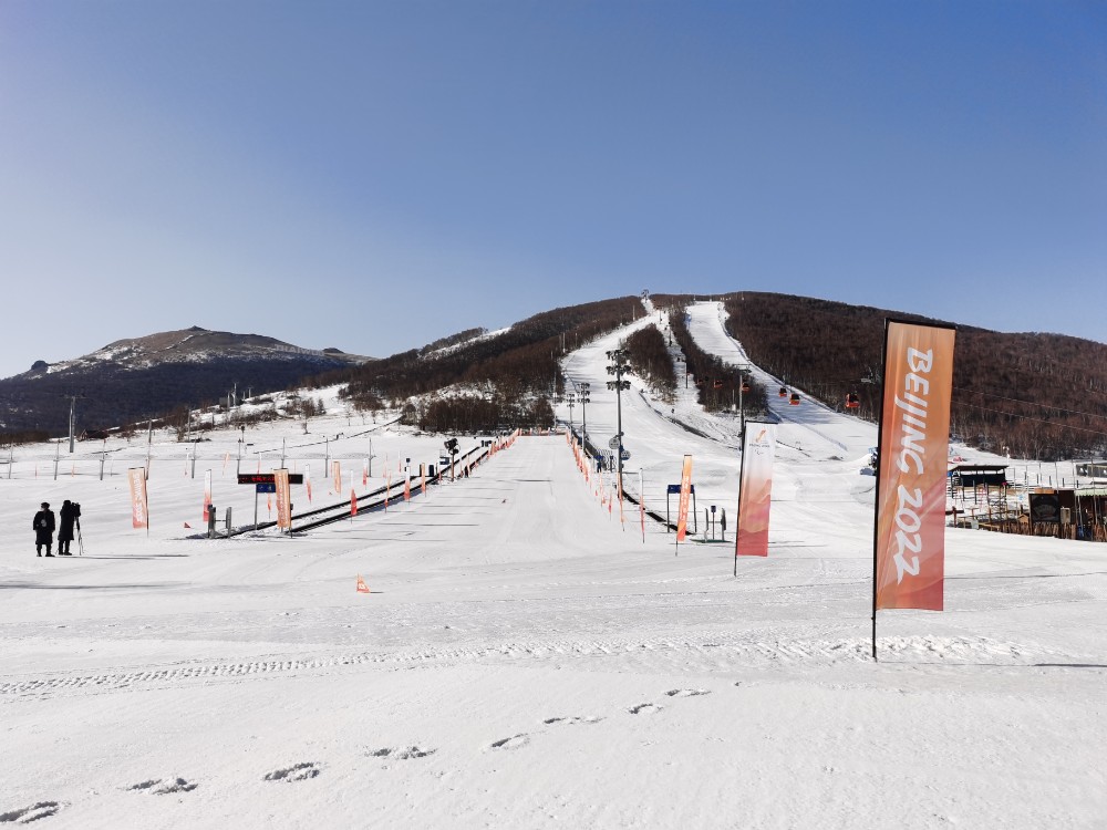 【精彩冬残奥(71)】崇礼太舞滑雪场即将进行北京冬残奥会火炬传递