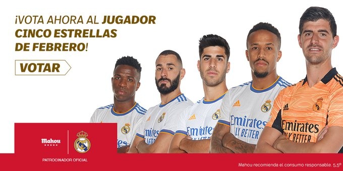 皇马二月最佳球员候选：本泽马、库尔图瓦、维尼修斯等人入选休闲区蓝鸢梦想 - Www.slyday.coM