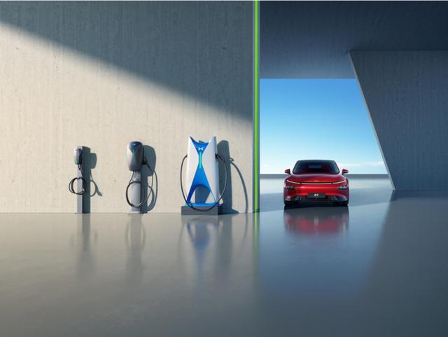 小鹏20kW直流充电桩上线 充电1h续航150km休闲区蓝鸢梦想 - Www.slyday.coM