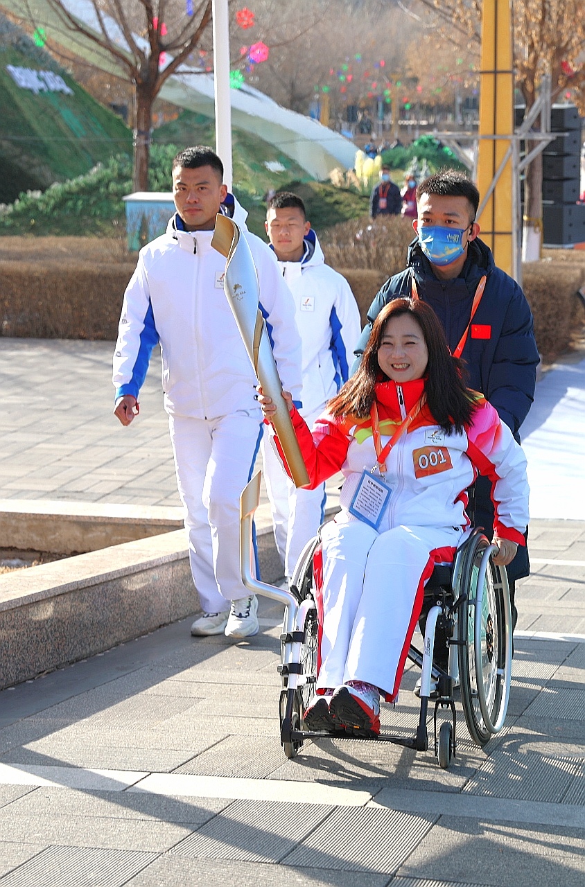 【精彩冬残奥（99）】北京冬残奥会火炬接力活动在张家口市举行休闲区蓝鸢梦想 - Www.slyday.coM