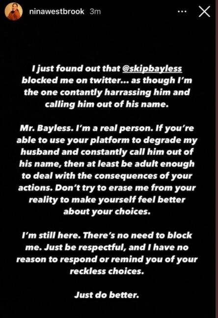 威少妻子抨击名嘴：贬低我丈夫还拉黑我休闲区蓝鸢梦想 - Www.slyday.coM