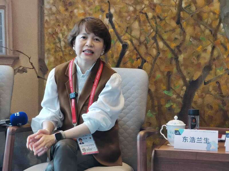 中青报·中青网记者王烨捷 摄本届世赛的另一个赞助商东浩兰生集团对