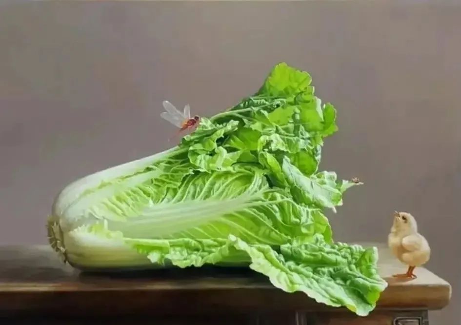 画颗"真"白菜,价值8000万,网友提出异议!|异议|超写实|蜻蜓_新浪新闻