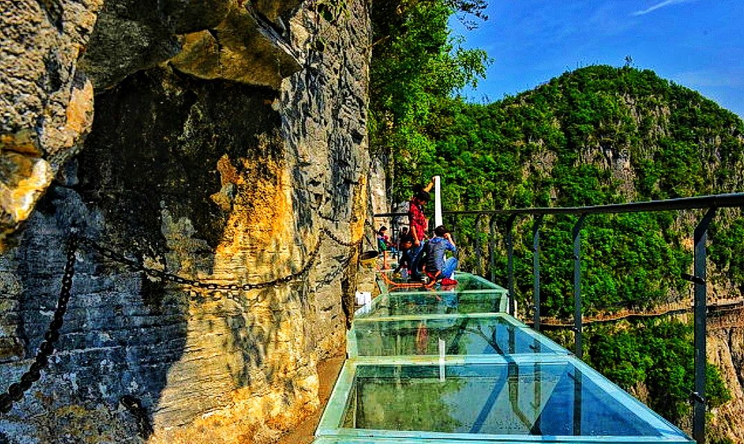 葛仙山|林海|玻璃桥_新浪新闻