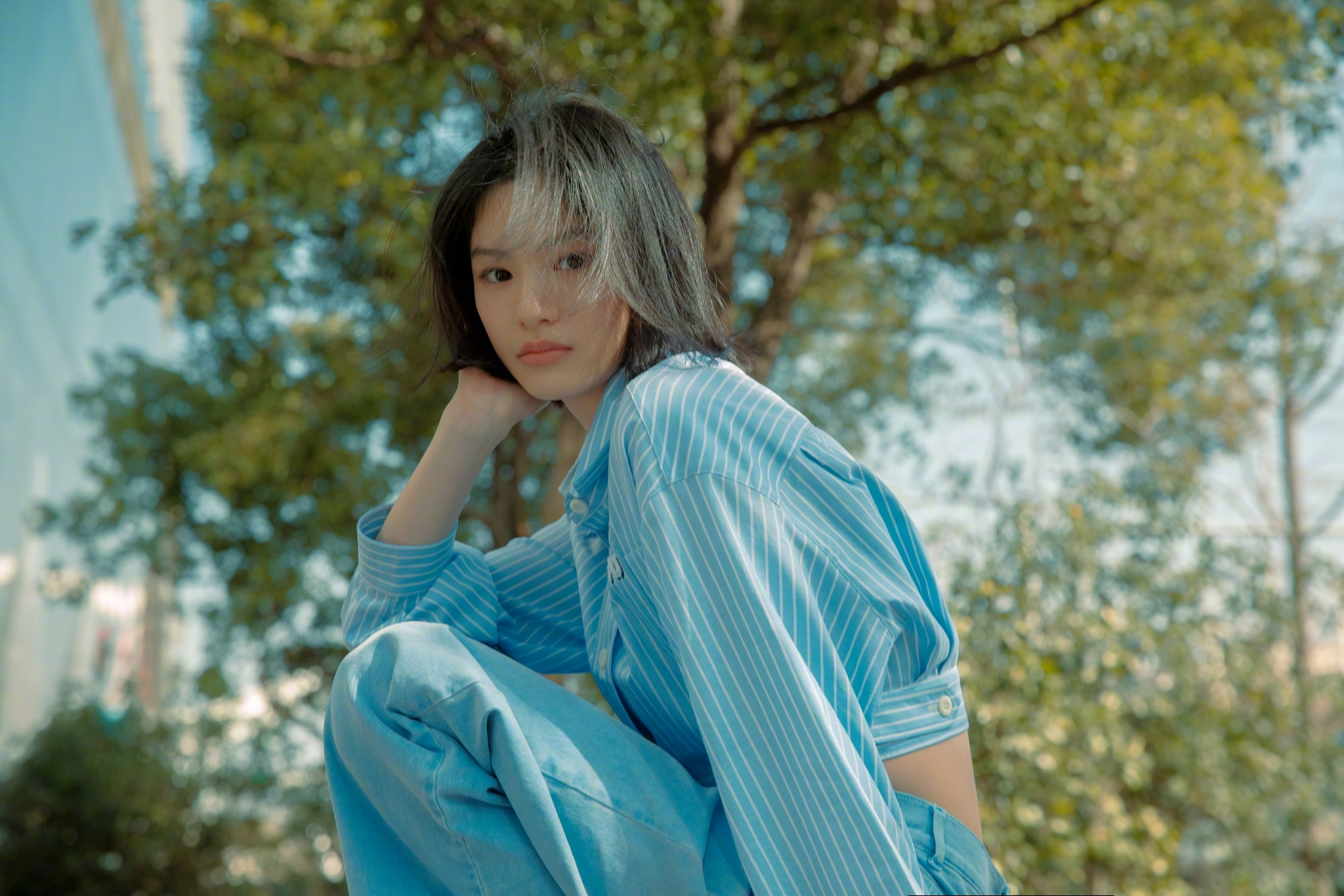 邱天出席电影《如果有一天我将会离开你》北京首映造型图……|邱天