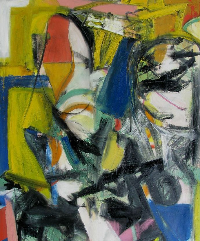 美国画家fredsmilde的抽象画元素里面的色彩