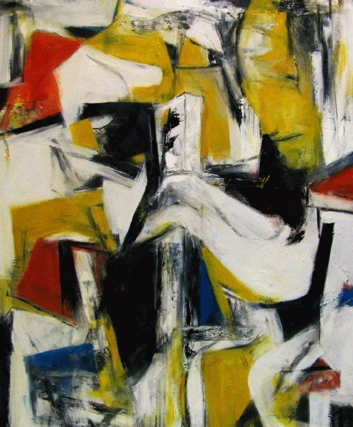 美国画家fredsmilde的抽象画元素里面的色彩