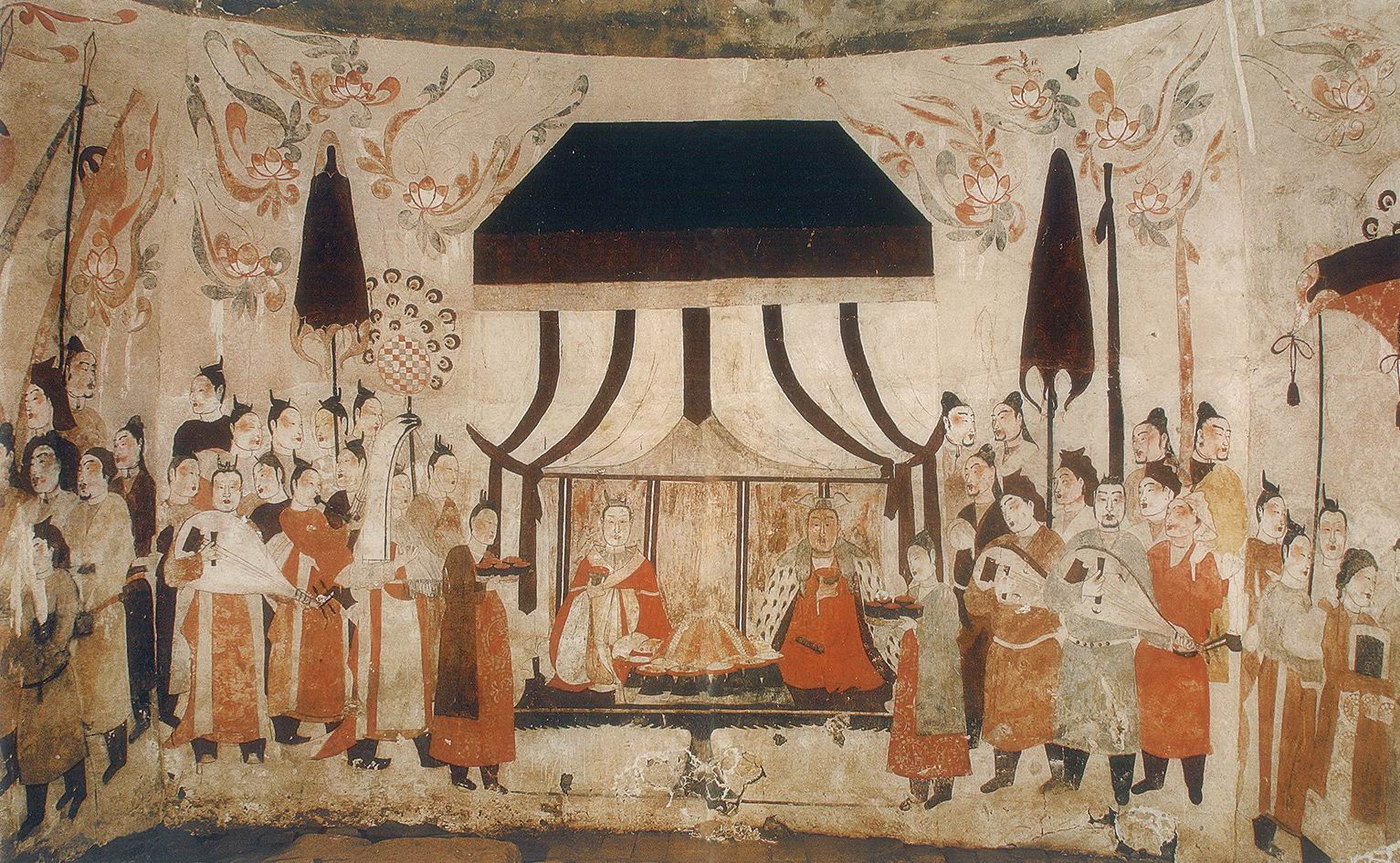 北齐壁画徐显秀墓图像改动现象探析|壁画_新浪财经_新浪网