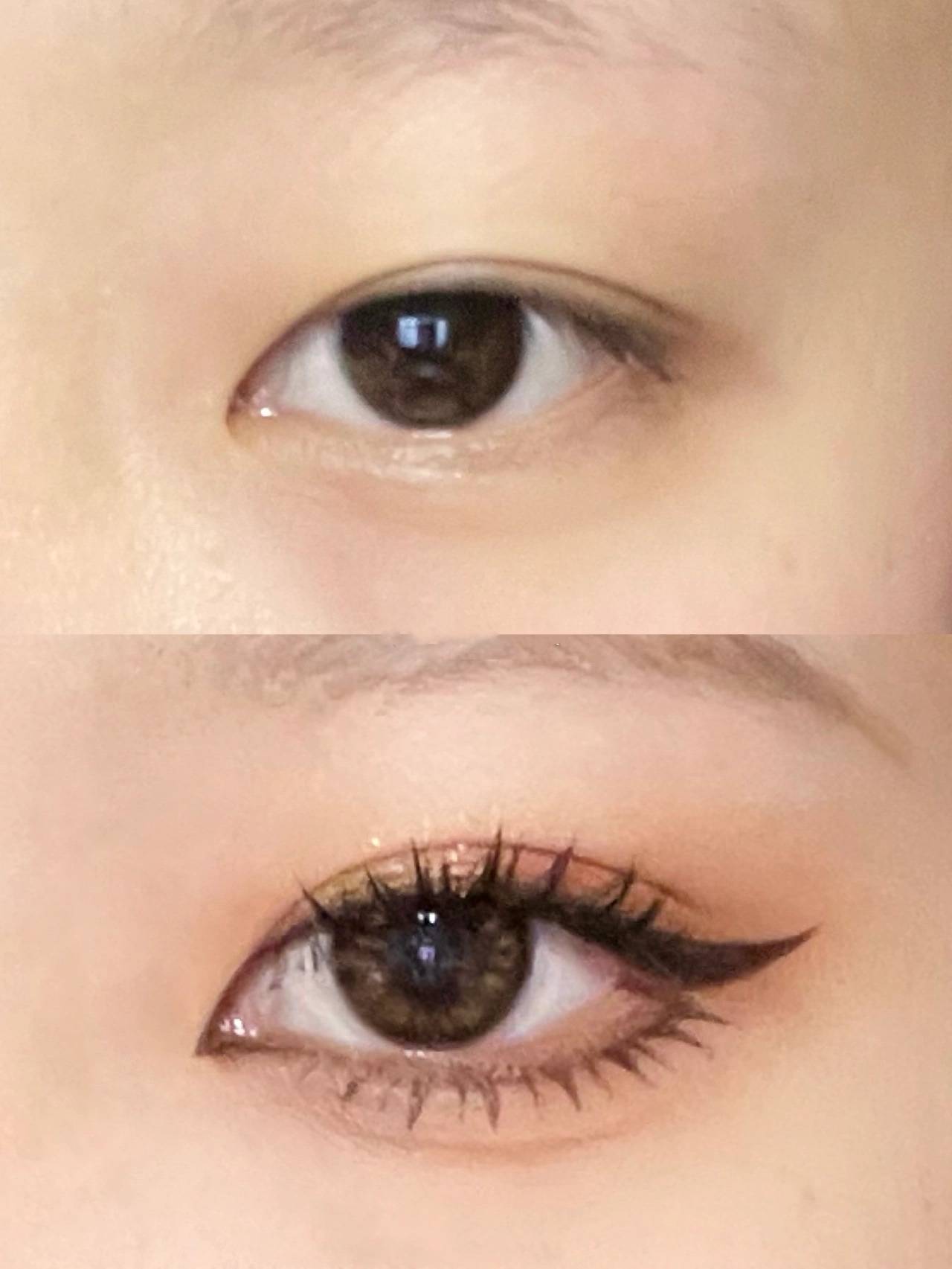 苍井优的内双清透纯净周冬雨的眼妆深邃撩人全在开眼角