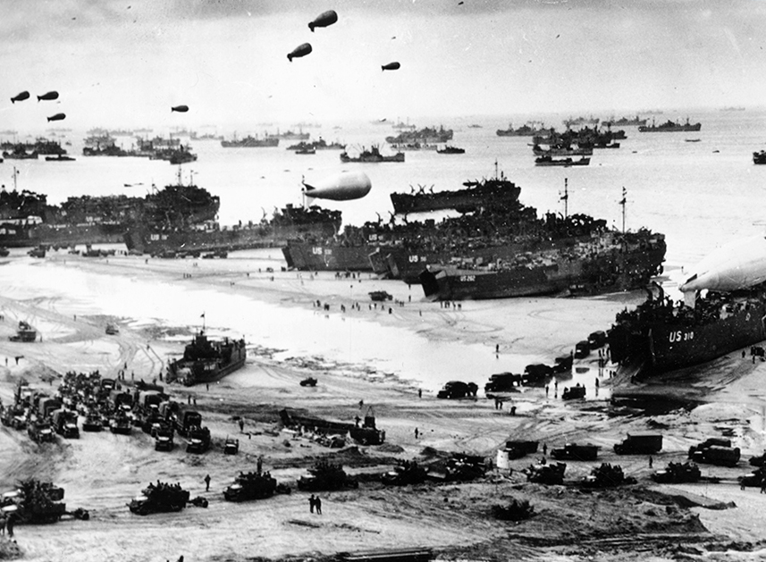 1944年7月，盟军诺曼底登陆。