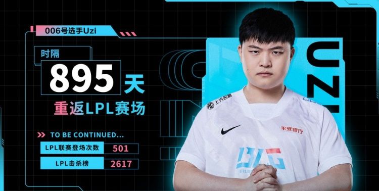 由于Uzi没有首发，Rookie将成为LPL新的击杀王，BLG应该负全责休闲区蓝鸢梦想 - Www.slyday.coM