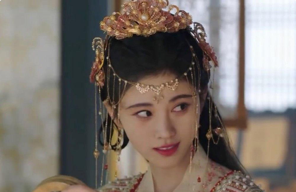 鞠婧祎在花戎中的七仙女造型