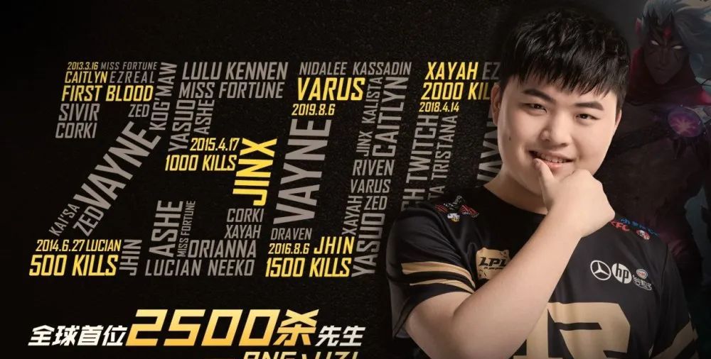 让Uzi和Rookie打一场!LPL击杀王称号即将易主,Uzi第一位置不保休闲区蓝鸢梦想 - Www.slyday.coM