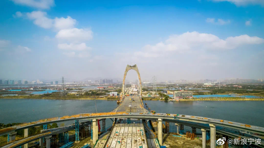 宁波西洪大桥步入开通倒计时