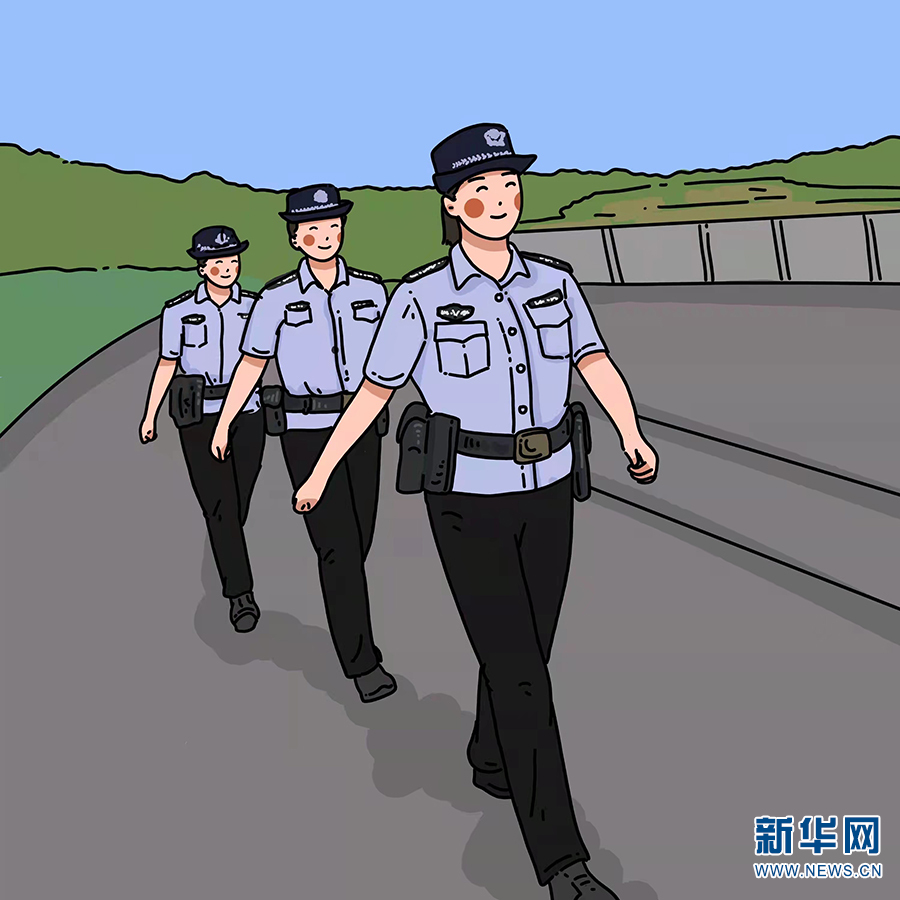 【三八妇女节特别策划】"漫绘"警花 不负芳华