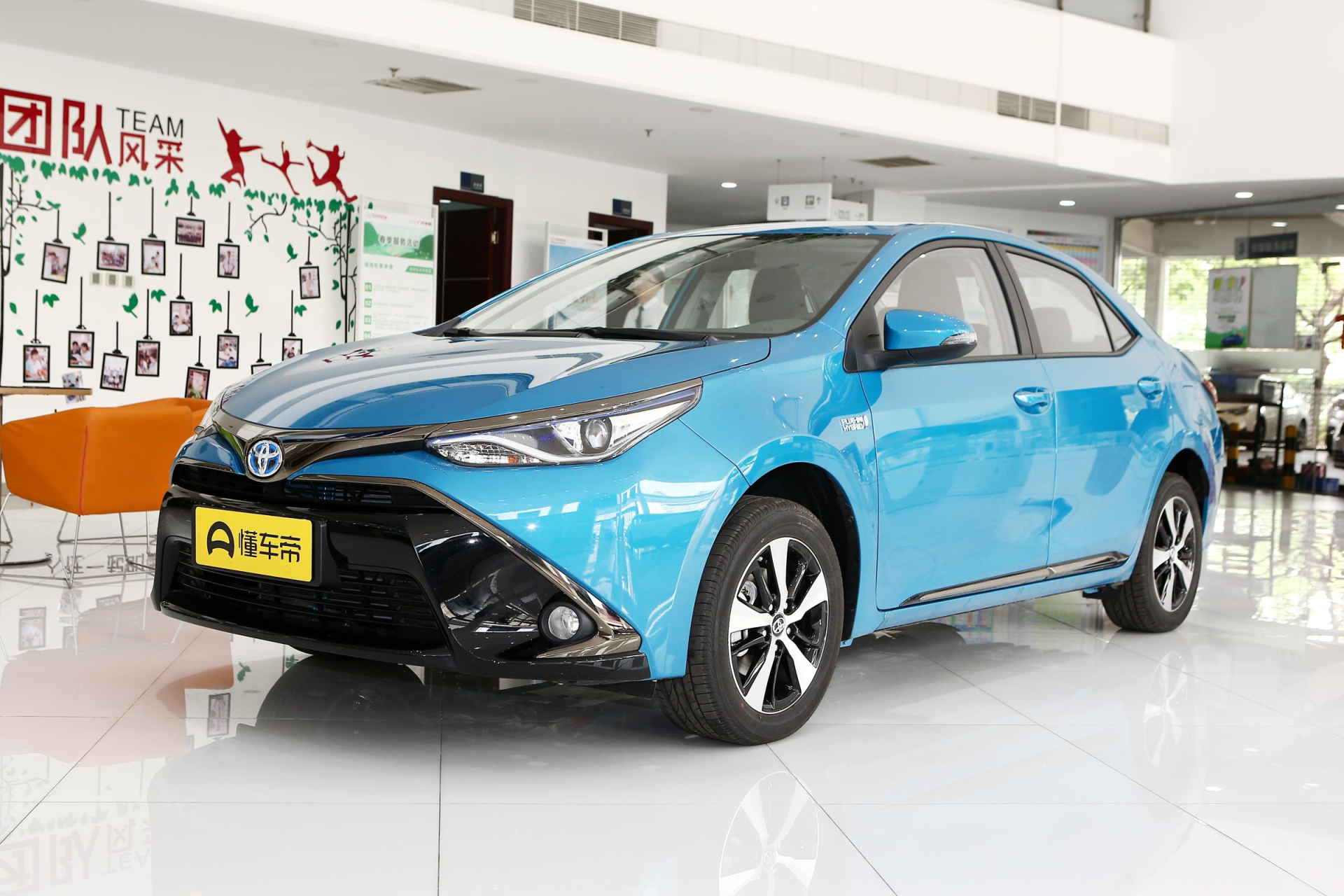 可插电的雷凌纯电续航55km百公里综合油耗13l