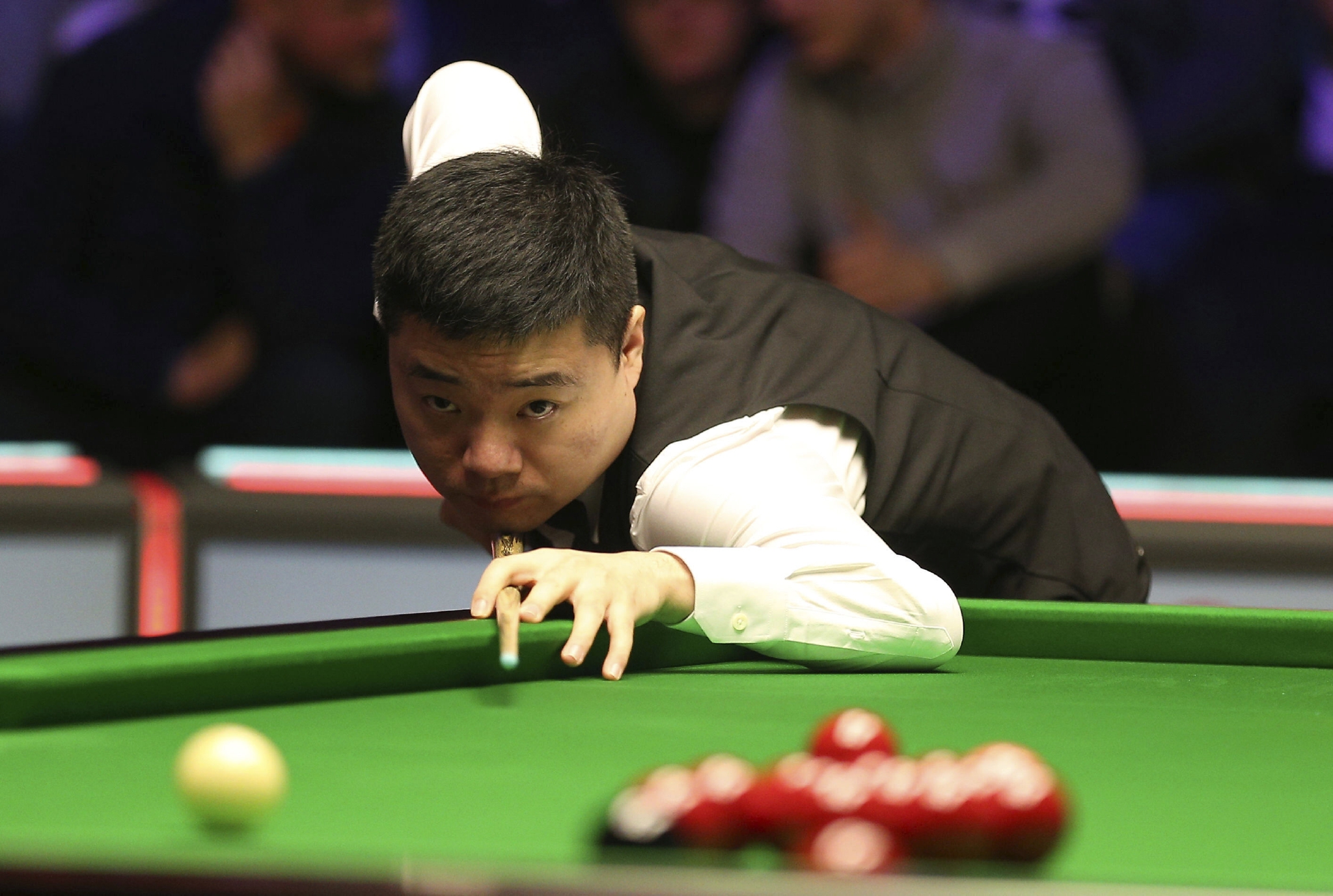 丁俊晖正在逐渐找回状态.&nbsp;资料图