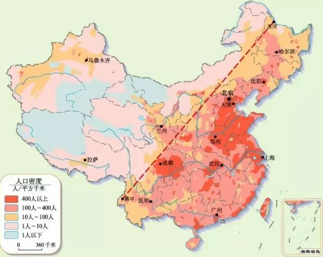 几十年来,为了改变东西部人口分布的差距,改变胡焕庸线,有很多"人定胜