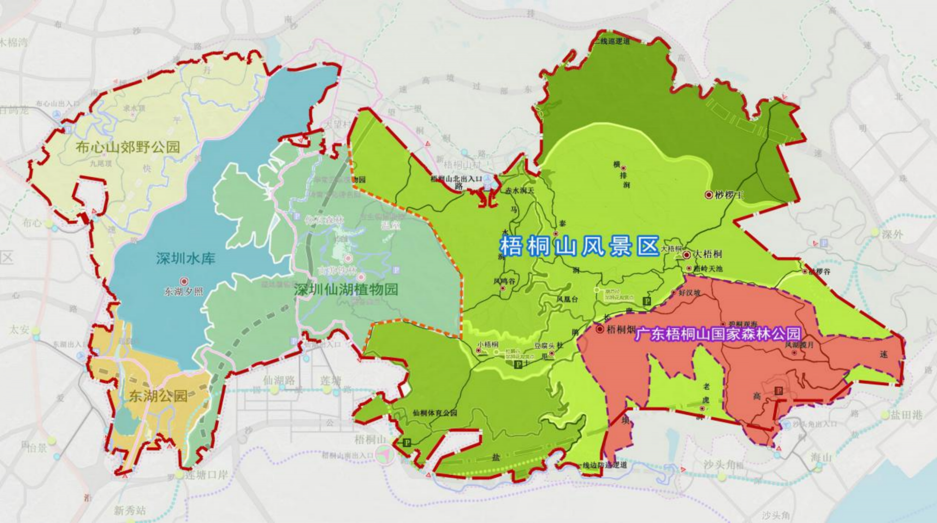 能去梧桐山登山吗官方正常开放暂时闭园的是梧桐山森林公园