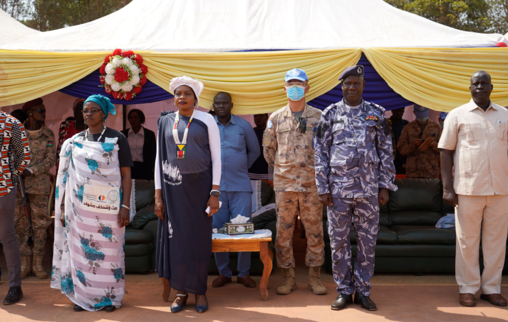 中国第12批赴南苏丹(瓦乌)维和工兵分队参加妇女节庆祝活动