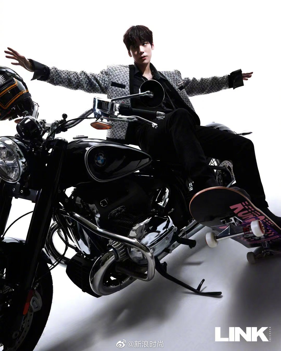 男明星机车大片