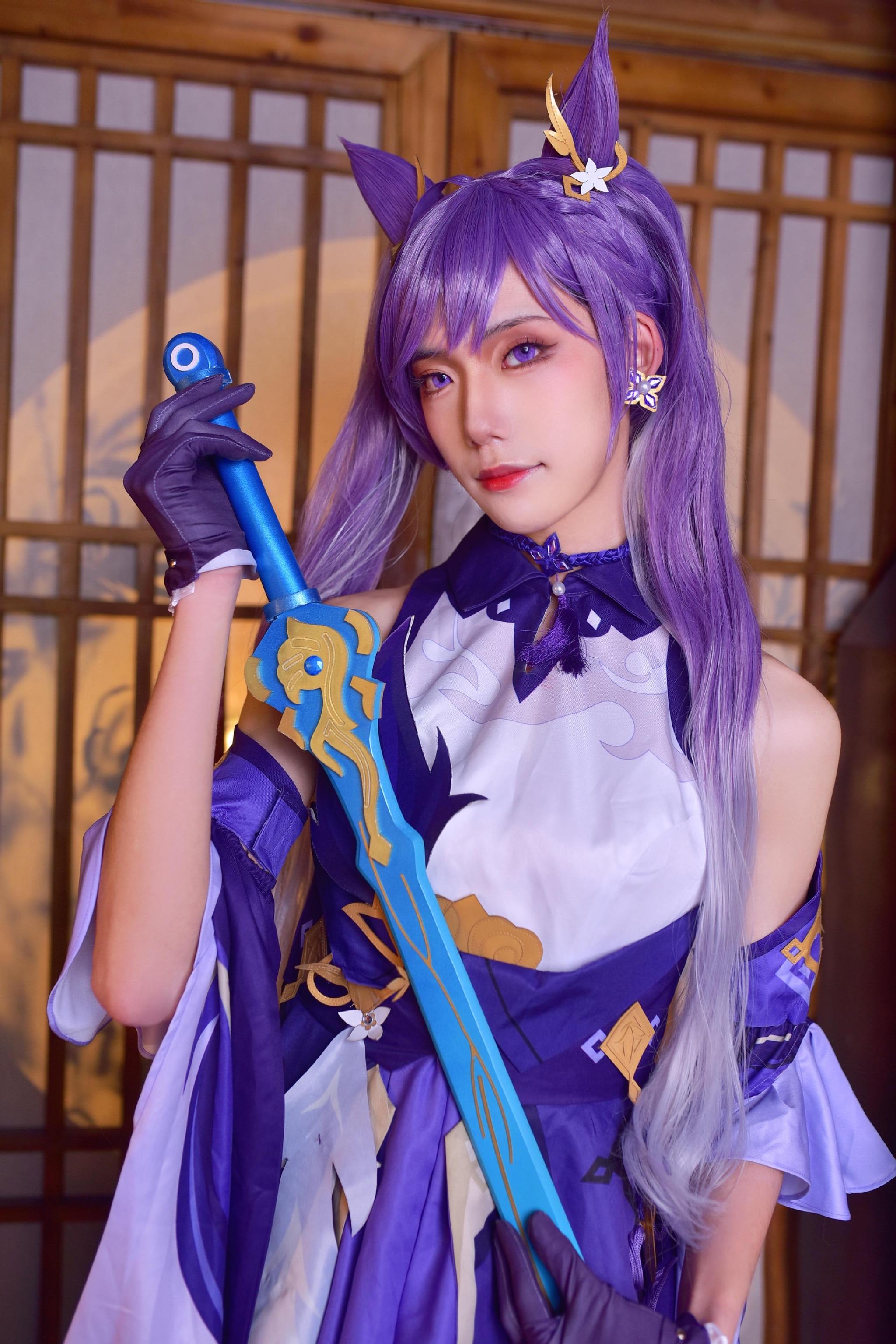原神玉衡星刻晴cosplay