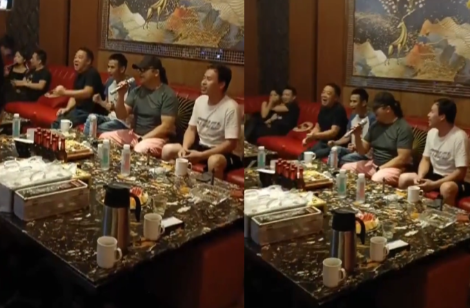 58岁刘欢酒局聚餐被偷拍脸颊圆润身材壮戴60元帽子太接地气