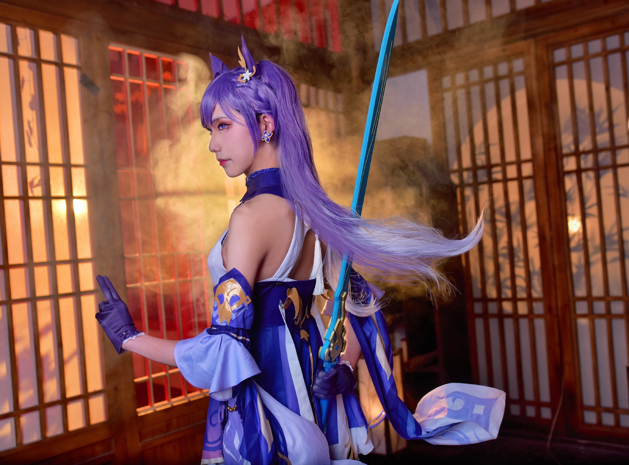 原神玉衡星刻晴cosplay