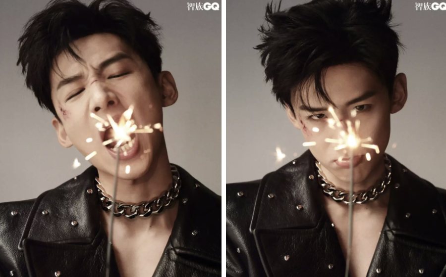 比起gq的时尚大片白敬亭私下爱拉片的行为更值得成为焦点