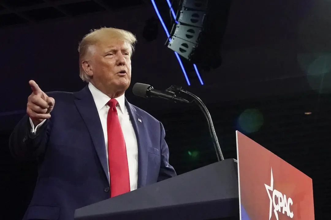 ▲2月26日,前美总统特朗普在保守派政治行动大会讲话。图据视觉中国