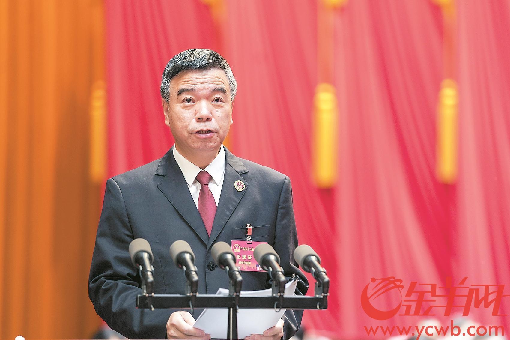 全国人大代表,广东省人民检察院检察长林贻影:依法全面加强新时代法律