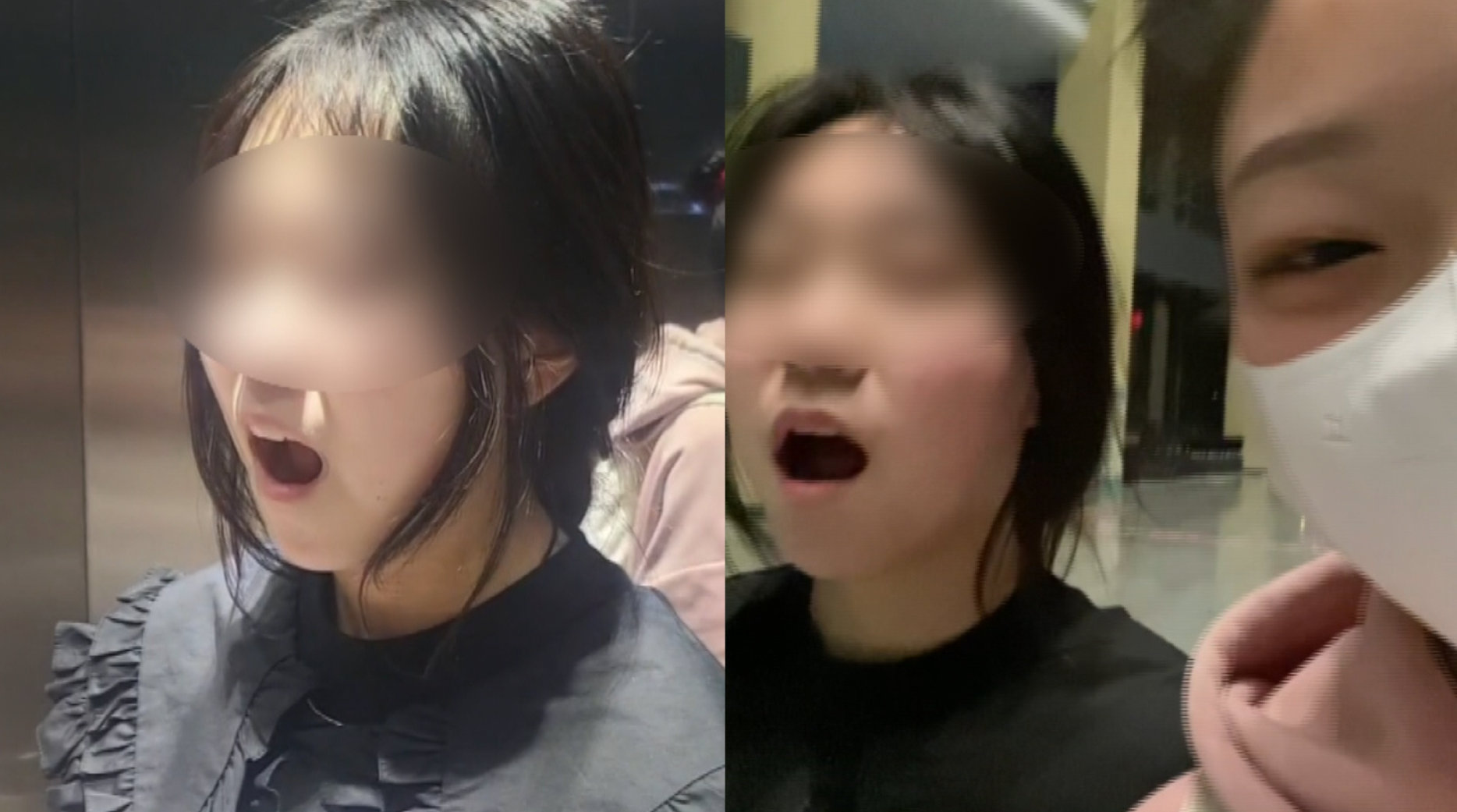 女生打哈欠下巴脱臼,张嘴流口水引室友爆笑,被拍不忘要求开美颜