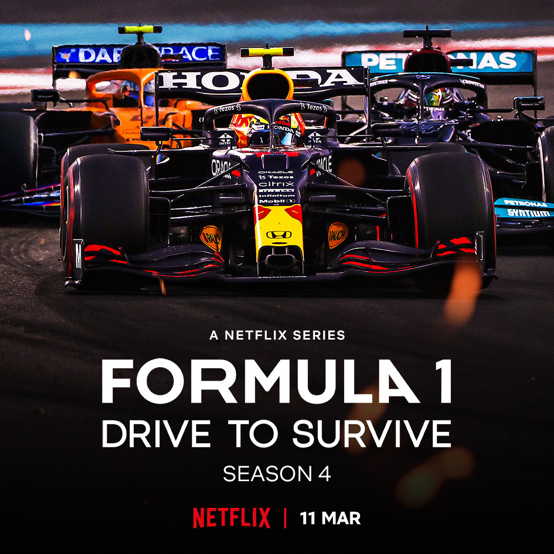 今天f1drivetosurvive第四季将在netflix正式上线