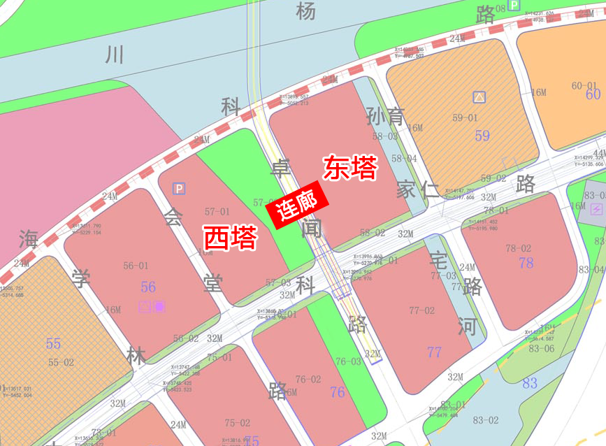 提示张江双子塔项目又有新进展