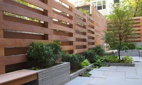 50款超美的庭院围墙原来可以这么做